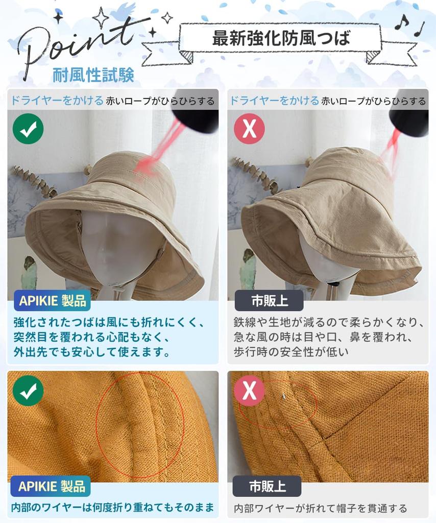 UV Protection Hat for Women Hat with Improved Windproof Breathable and Foldable Design Large Wide Slimming Chin UV Sun Scallop Head Circumference