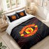Sengetøjssæt 1 Dynebetræk 2 Pudebetræk Manchester United Print Soveværelse Boligdekoration