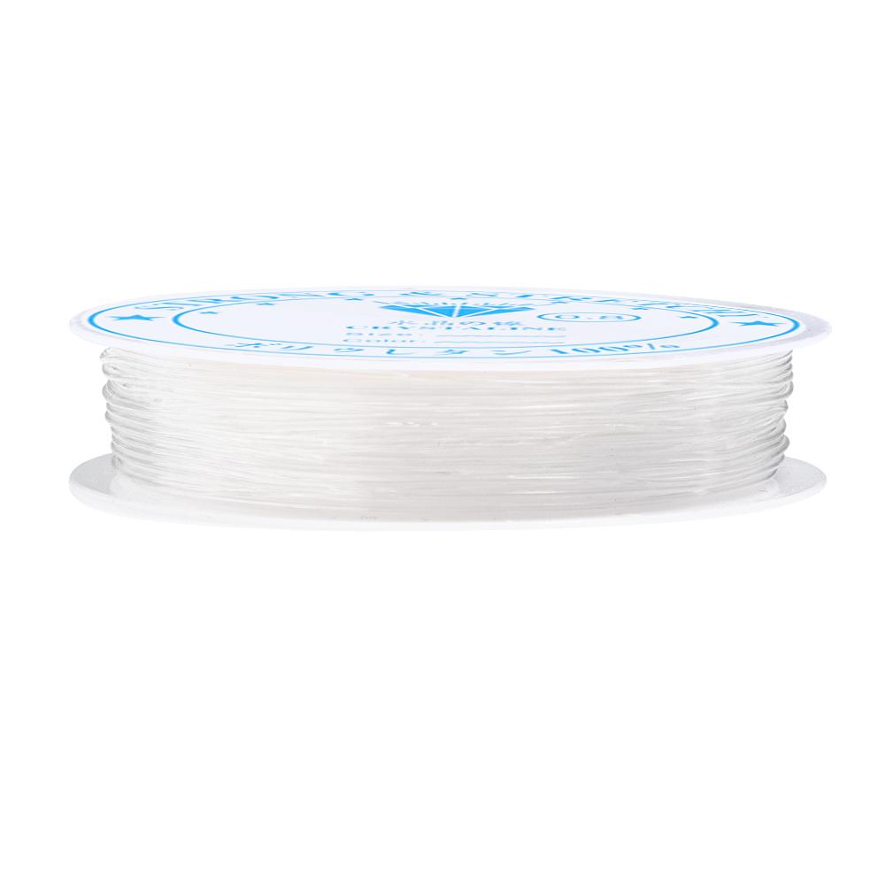 

5-15M/Roll 0.6/0.8/1mm Elastic Thread Colorful Elastic Stretch Crystal String Cord For Jewelry Making Bracelet Beading Thread 0.8mm 8m