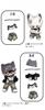 Original Plush Clothes for Plushies, Doll Clothes for 202530cm Dolls, Everyday Clothes for Dolls (5 Pieces, 30cm) [Used]