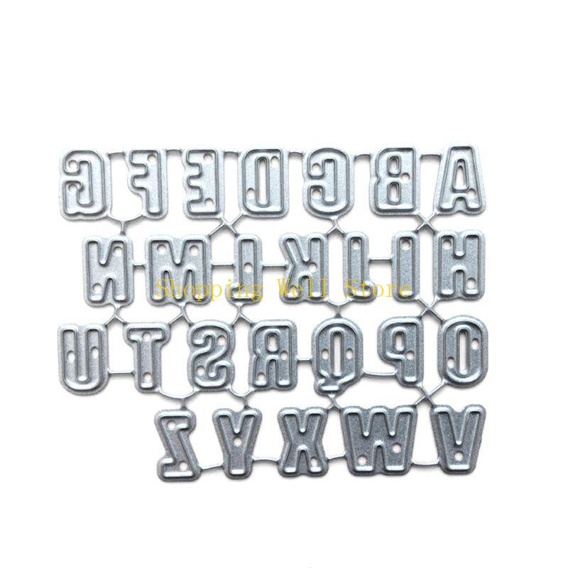 KX4B Металлические штампы-высечки с буквами Трафарет Скрапбукинг DIY Альбом Штамп Бумажная открытка Тиснение Декор Ремесло