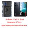 For Redmi 15C 171MM Global Camera Shockproof Armor Case For Redmi 15C 4G 5G Global Car Magnetic Holder Ring Protect Cover