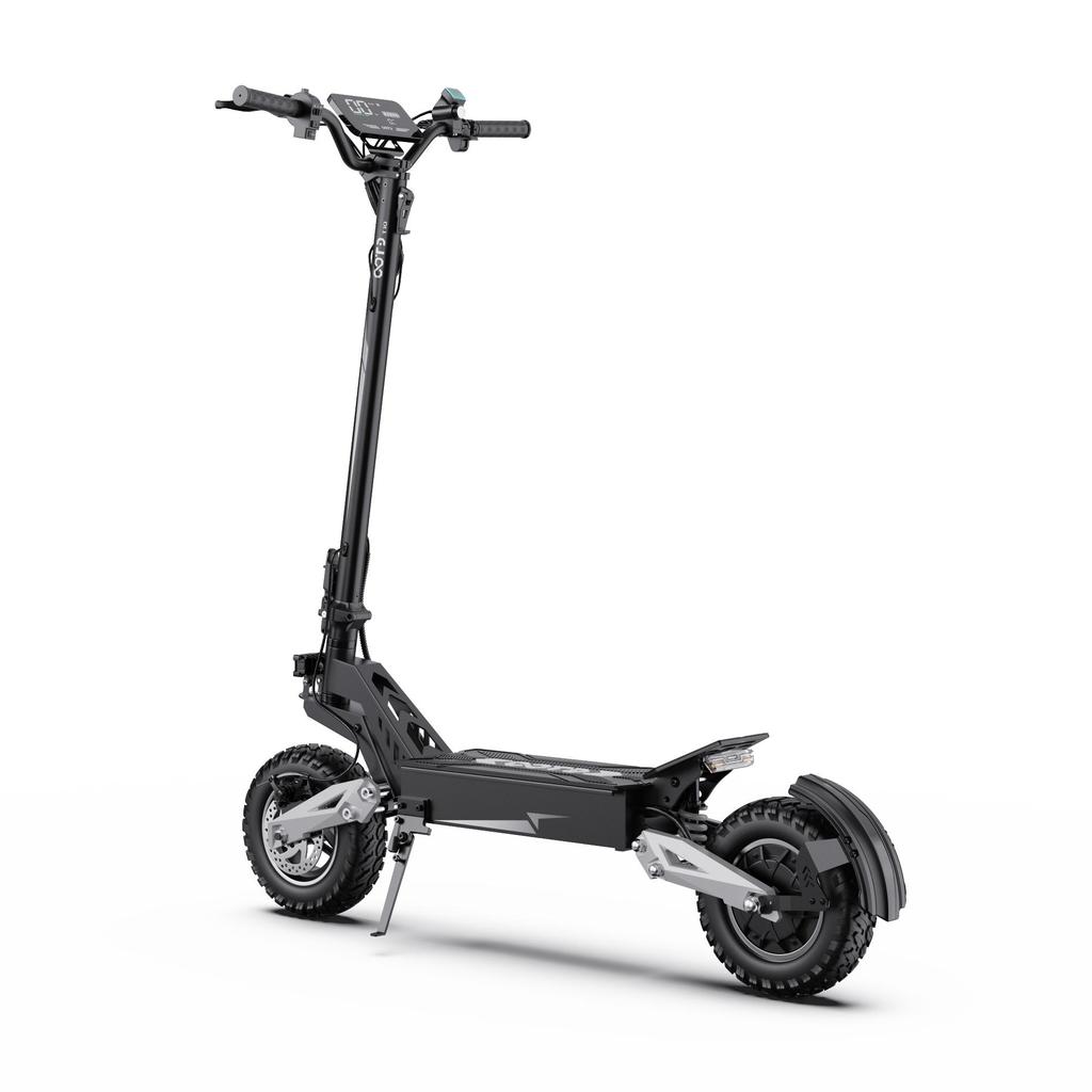 OOTD T10 Elektrischer Faltroller, 11 Zoll, 900W Motor, Stadtroller, 48V 13,5AH, Maximale Reichweite 45 km, Maximale Zuladung 120 kg, Schwarz
