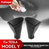Futope 2pcs Tesla Door Trash Can for Tesla Model Y 2018-2023 Door Storage Box Interior Storage Modification Accessories
