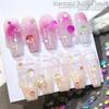 100pcs Mixed Size Aurora Mermaid Beads Nail Art Decoration Summer Parts Colorful Macaron Bubble Beads Nail Charms DIY Manicure