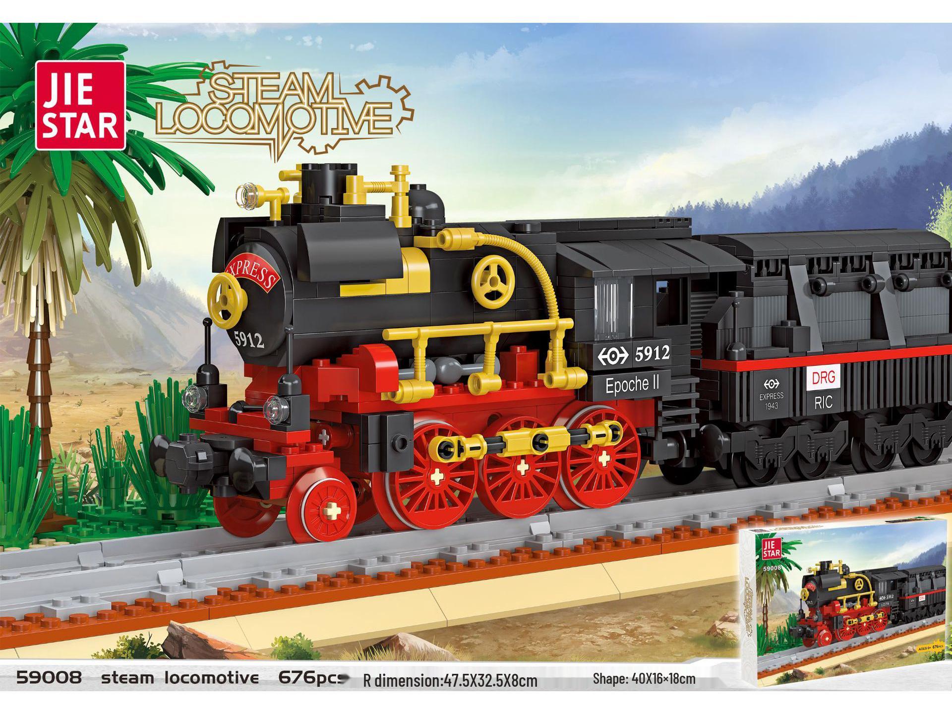 

LEGO-Compatible Electric Train Circular Track | Educational Toy | High Difficulty Assembled Track for Kids