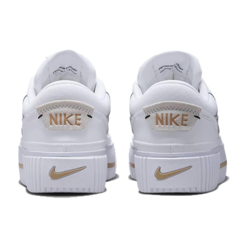 Nike Court Legacy Lift United In Victory Women Sneakers White Black Summit-White FD0558-100