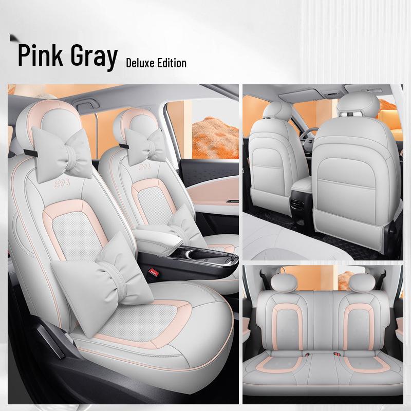 DJGY JAC Yiwei 3 Car Seat Cushion: Sporty Leather, All-Season Cover