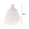 Wedding Doll Figure Elegant Gown Set for Home Decor