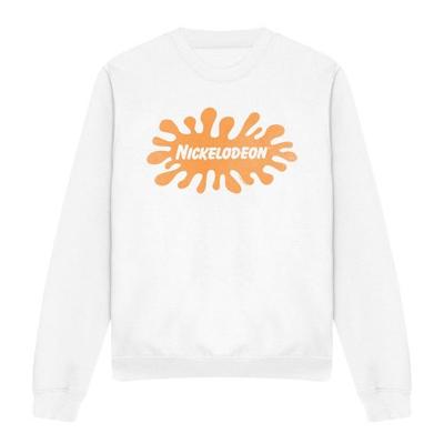 NICKELODEON Unisex Adult Retro Splat Logo Sweatshirt