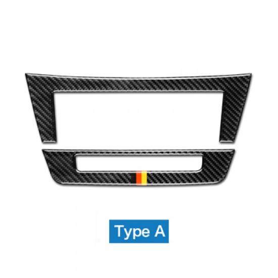 Airspeed for Mercedes Benz C Class W204 Accessories 2010-2013 Carbon Fiber Car Interior Center Console Panel Cover Trim