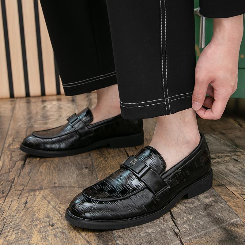 Fashion Business Formal Leather Shoes Mens Fashion Casual Dress Shoes Classic Italian Formal Oxford Shoes for Men Elegantes Gents Shoe
