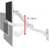 Ergotron Lx Pro Monitor Arm Wall Mount White 34 Inches 45 683 290