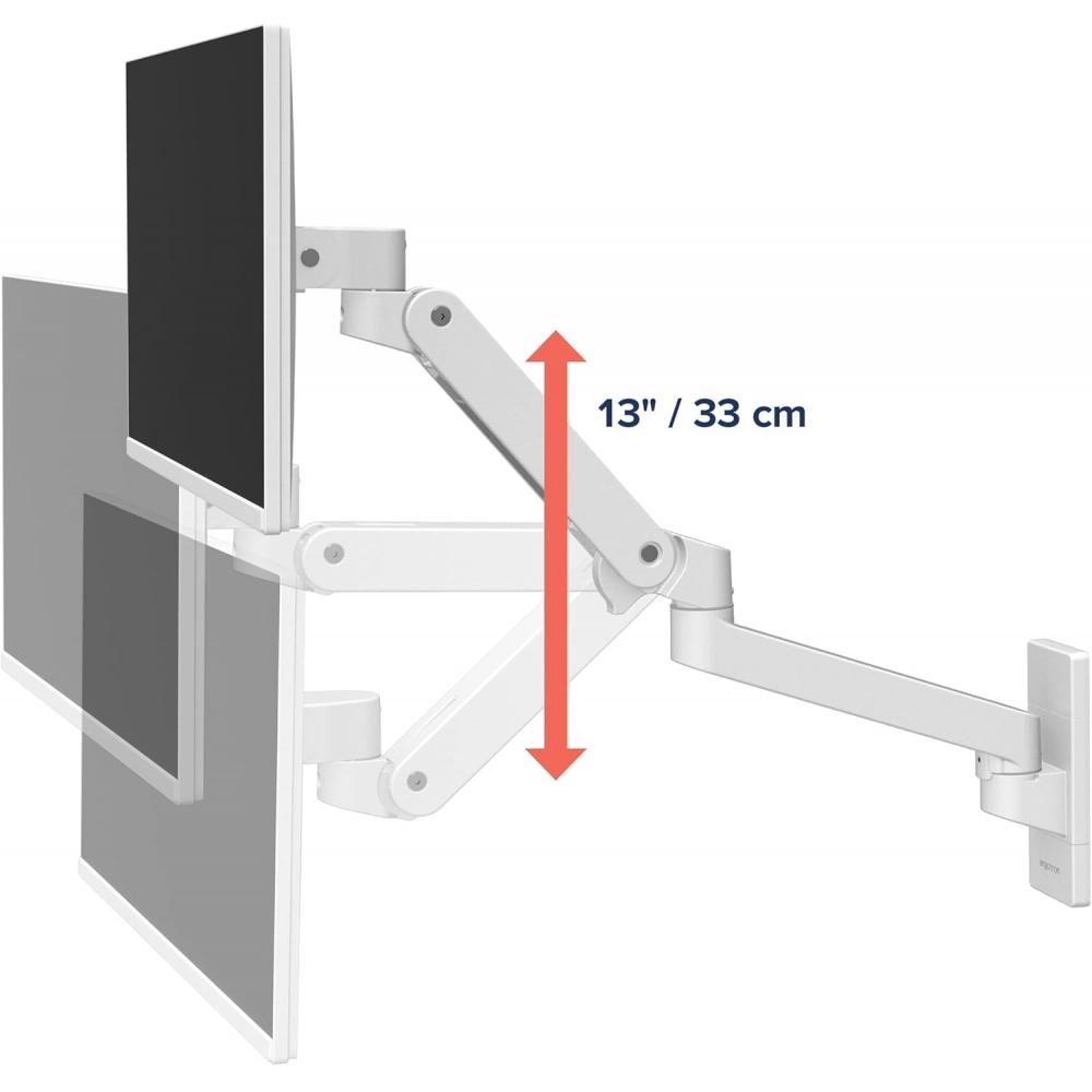 Ergotron Lx Pro Monitor Arm Wall Mount White 34 Inches 45 683 290