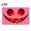 Glowing Window Wall Decorations Glow In The Dark Sticker, Self-adhesive Ghost Face Shape Decals, Waterproof Luminous Decals Halloween PVC Stickers,