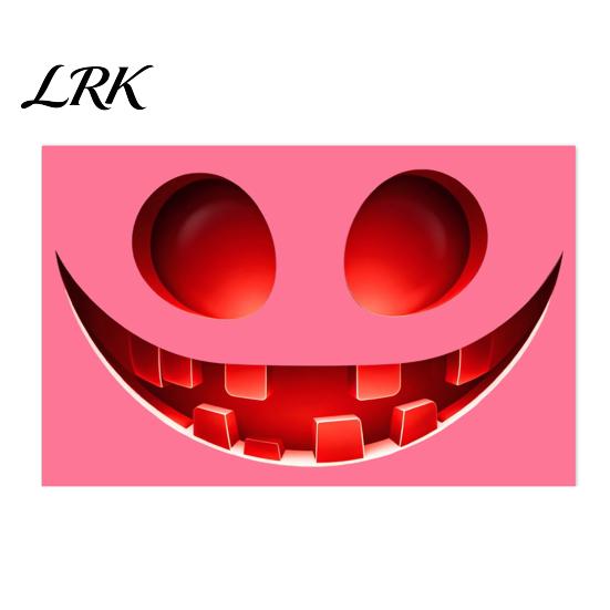 Glowing Window Wall Decorations Glow In The Dark Sticker, Self-adhesive Ghost Face Shape Decals, Waterproof Luminous Decals Halloween PVC Stickers,