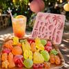 Strand-Thema Silikonform für Schokolade Pudding Gummibärchen Antihaft Flexibel Lebensmittelqualität Formschale zum Backen DIY Basteln