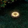 Waterproof Solar Ground Lights for Outdoor Garden, Lawn, and Steps - Decorative Landscape Lighting