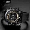 RUIMAS Fashion Mens Watches Roller Pointer Sports Quartz WristWatch Luxury Silicone Strap Waterproof Relogio Masculino 553