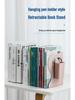 Extendable Desktop Bookshelf & Pen Holder with Foldable Book Clip