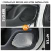 4pcs for Peugeot 2008 2019-2023 E2008 2020-2022 Door Audio Speaker Cover Trim Handle Loudspeaker Panel Stickers Auto Accessories