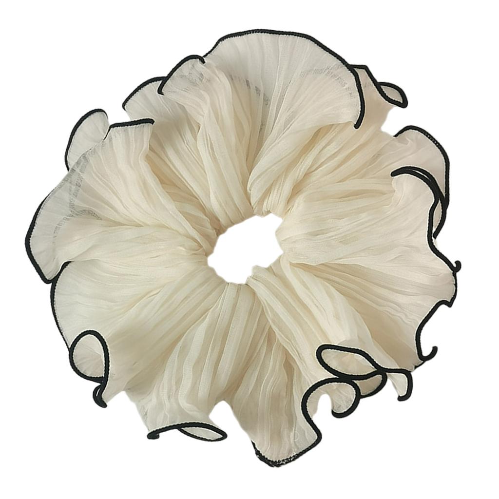 Ruched Hair Scrunchies Thick Oversized Hair Scrunchy Elegant Hair Rope Scrunchy Women Ponytail Holder