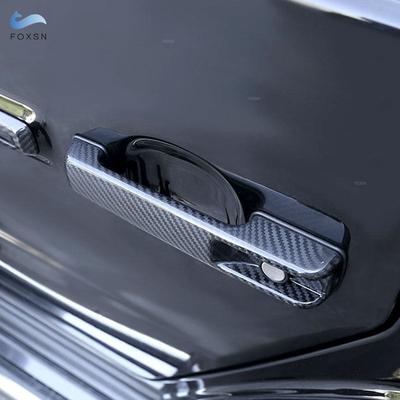 ABS Karbon Fiber Stil Araba Aksesuarları Dış Kapı kulp kılıfı Trim Mercedes Benz G Sınıfı W463 W464 G65 G55 G63 G500