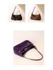 2025 Frosted Leather Women's Underarm & Crossbody Handbag - Versatile Commuter Small Square Bag