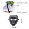 New Full Face Phantom Dancer Mask Party Props Photo Prop Halloween Mask Elastic Plastic Cosplay Party Mask Women Men