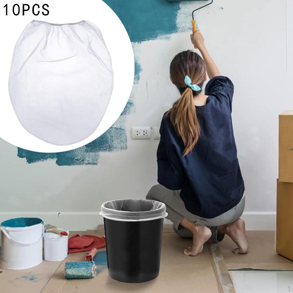 10 Pieces Paint Strainer Bags Elastic Opening Practical Easy to Clean Lightweight DIY Painting
