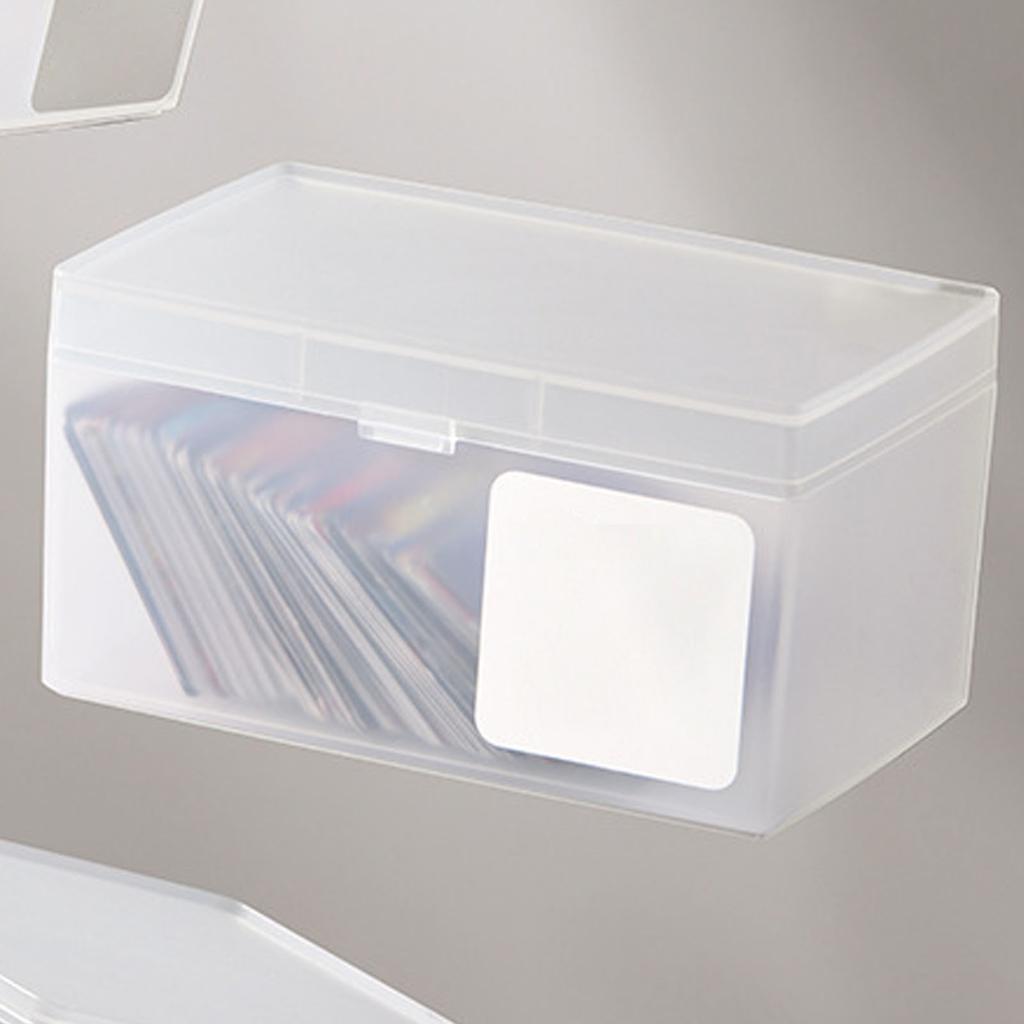 Mini Plastic Storage Containers Versatile Jewelry Small Items Greeting Card Snap Storage Box with