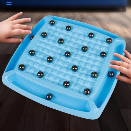 Magnetisches Schachspiel, tragbares Schachbrett, spannendes Kampferlebnis, lustiges Partyspiel, Schach für Familienfreunde