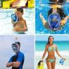 Diving Mask Swimming Equipment Fully Dry Silicone Goggles Masks For GoPro With Earplugs Snorkeling Set