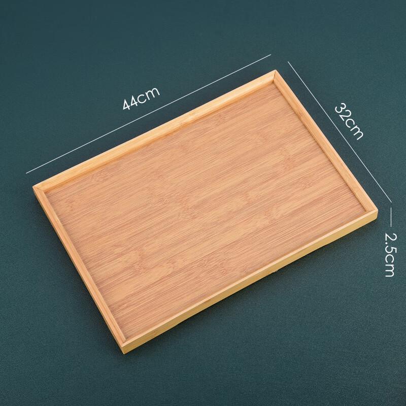 Rectangular Bamboo Wood Serving Tray