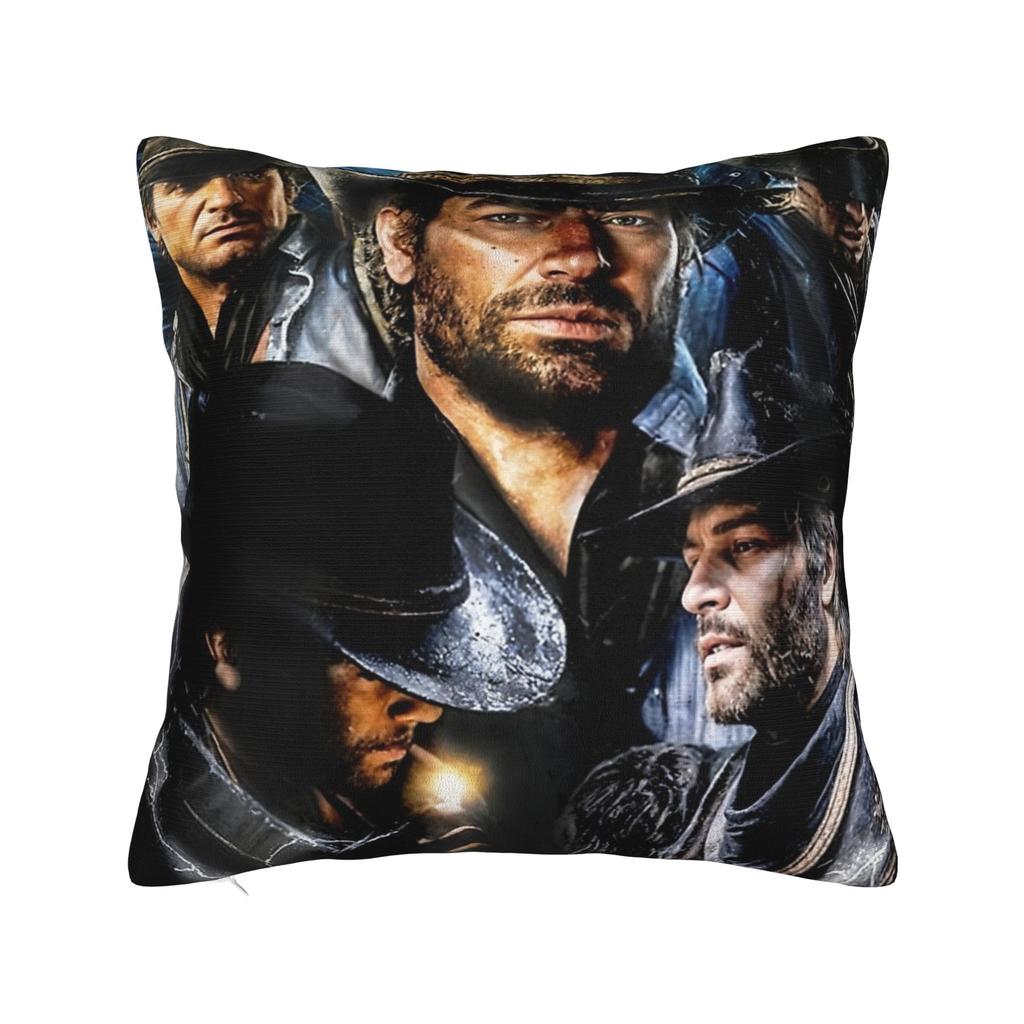 Arthur Morgan Pillowcase Soft Fabric Cushion Cover Decor  Throw Pillow Case Cover Chair Zippered 40*40cm