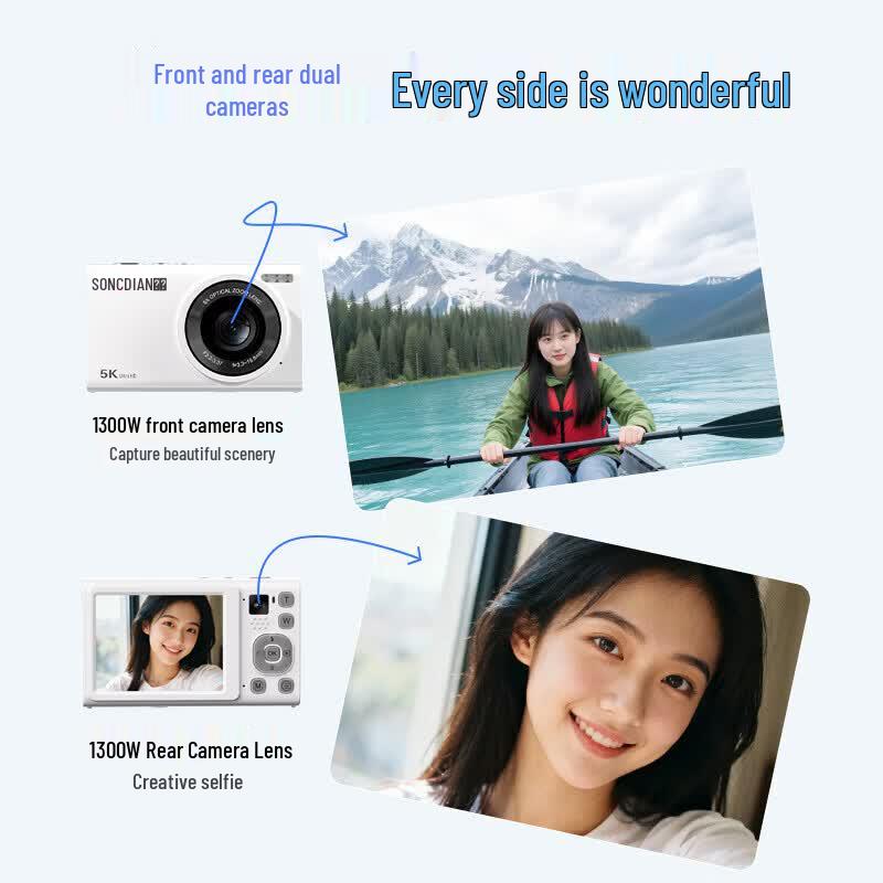 SONGDIAN DC422XY HD Dual-Lens Digital Camera (CN version)