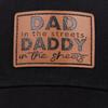 Adjustable Distressed Faded Cap DAD DADDY Leather Label Sunscreen Hats  For Man Women