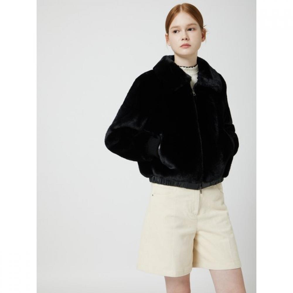 Cc Collect. Zip Up Fur Jacket C254psj311