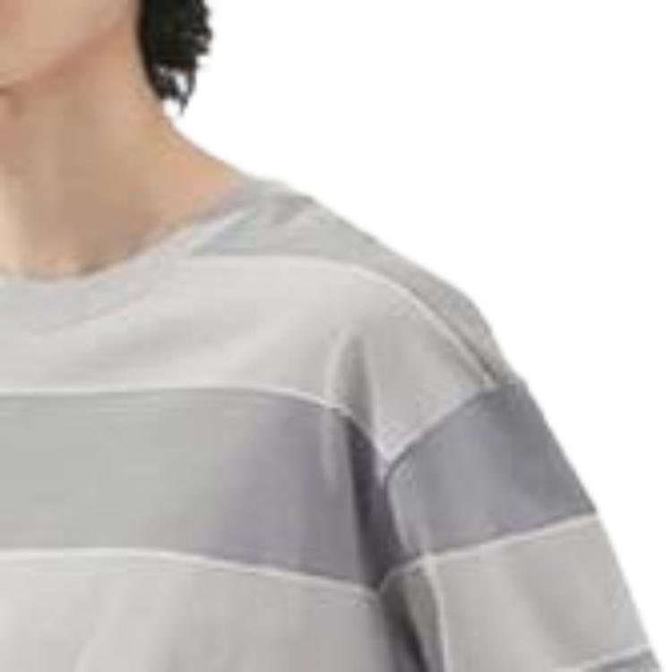 UNIQLO Oversized Striped Short Sleeve T-Shirt Men tops 457714-06