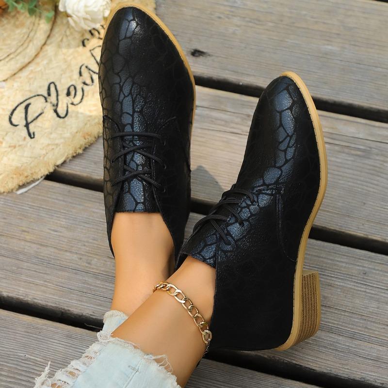 Женские ботинки Осень Острый носок 2024 Горячая распродажа Однотонные Короткие берцы — фото 6