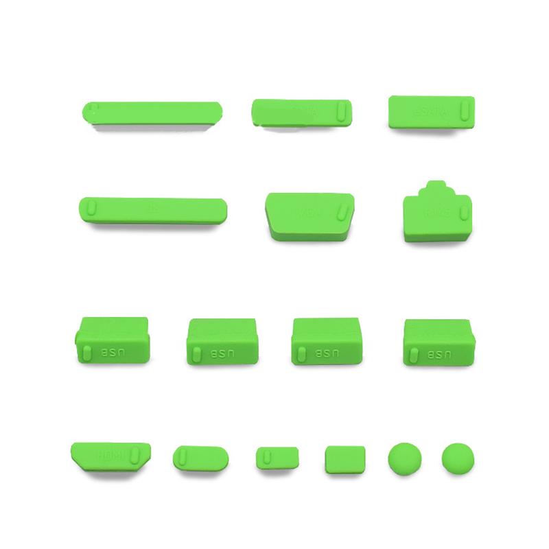 Universal Silicone Laptop Port Dust Plug Cover For USB HDMI VGA RJ45 SD Audio Interface Anti‑Dust Computer Accessories