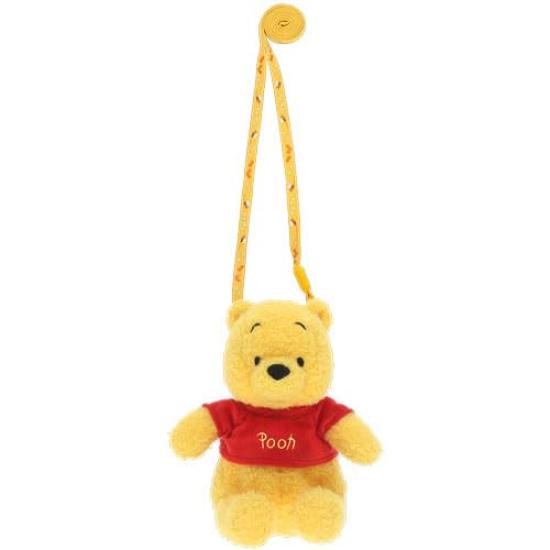 Disney Winnie the Pooh Plush Toy Carrying Shoulder Bag Tokyo Disney Resort Limited Pouch Pochette