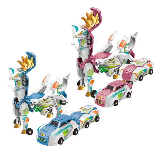 Transformable Flying Dragon Deformation Mini Transforming Dragon Educational 2-In-1 Car Toy Collision Vehicle Toy Toddlers