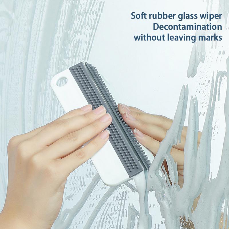 1~10PCS Multifunctional Water Wiper Squeegee Blade Silicone Mini Glass Cleaner Home Car Wash Window Glass Clean Shower Clean