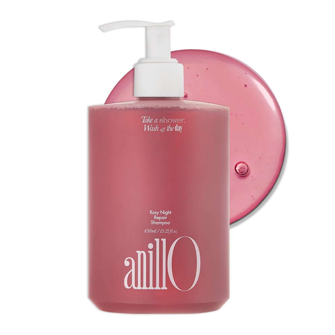 

[anillo Official] Anillo Rosy Night Repair Shampoo (450ml) Rose Silicone-free Protein Korean cosmetics Weakly acidic Sensitive skin Scalp cleansing