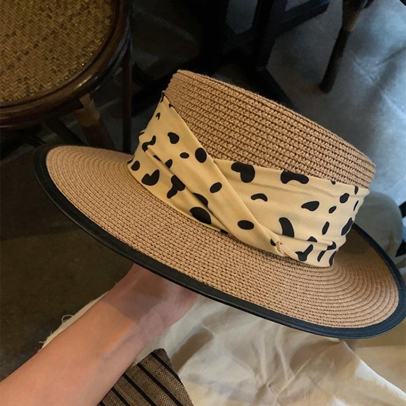 Chapeau de paille femme été protection solaire pare-soleil chapeau bob voyage chapeau cloche haut-de-forme