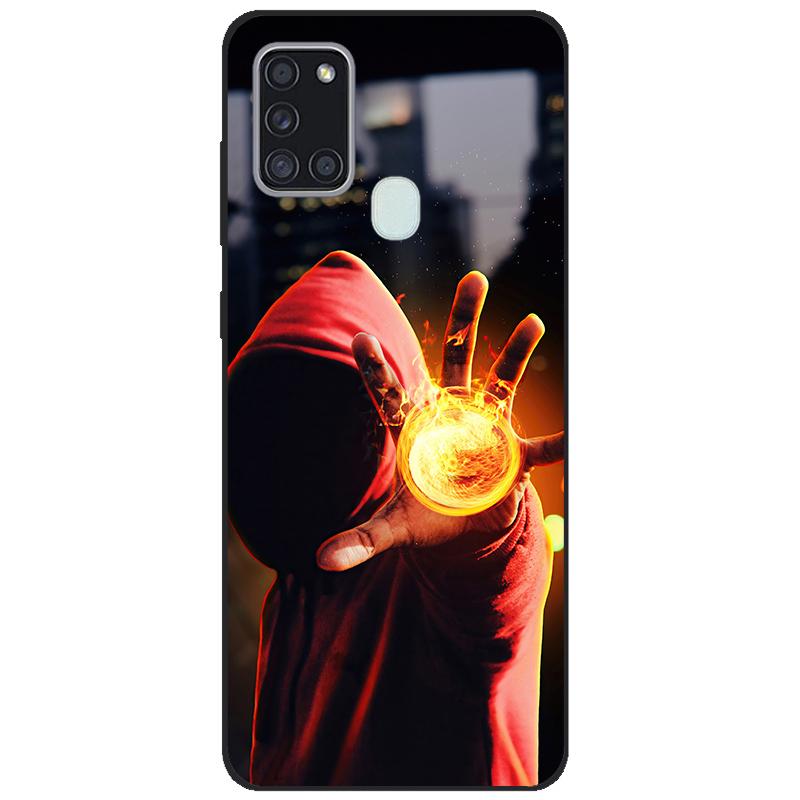 For Samsung A21s SM-A217F/DSN Back Cover tpu Soft Silicone Phone Case For Samsung Galaxy A21s Case Mobile Phone black coque new