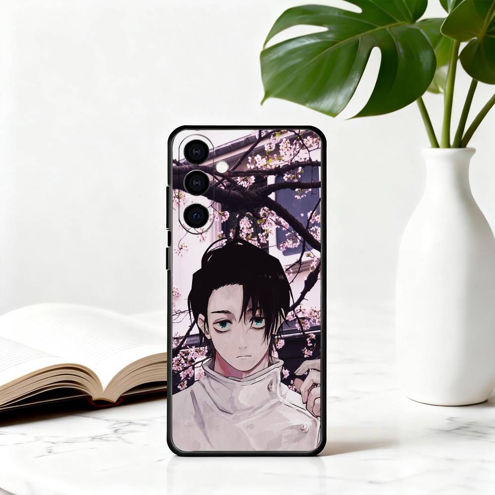 

J-Jujut-su K-Kaisen O-Okkotsu Y-Yuta-OY Phone Case Black Silicone Soft For Samsung Galaxy A73,A72,A71,A70,A53,A52,A51 Samsung a71 4g