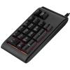 19 key 3 Color USB Numeric Keypad Mechanical Touch Feeling 10 Million Clicks Number Pad