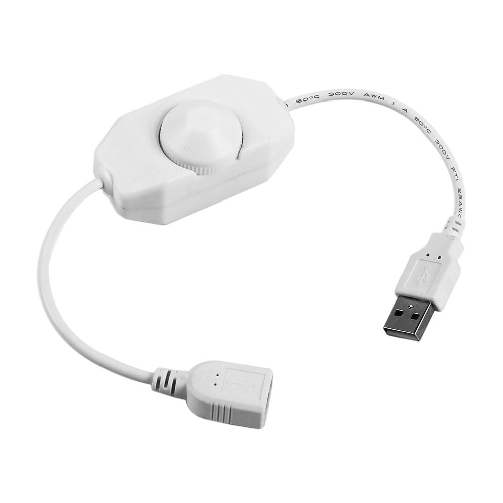 DC5V Dimmable USB Knob Manual LED Dimmer Touch Switch for LED Strip Light 1 Channel Brightness Adjust Switch Controller